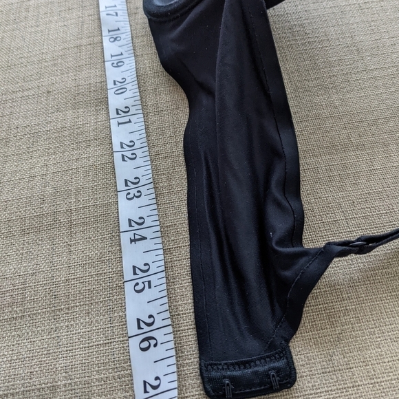 WARNER'S black tshirt tee bra 36B c059 - Picture 4 of 5